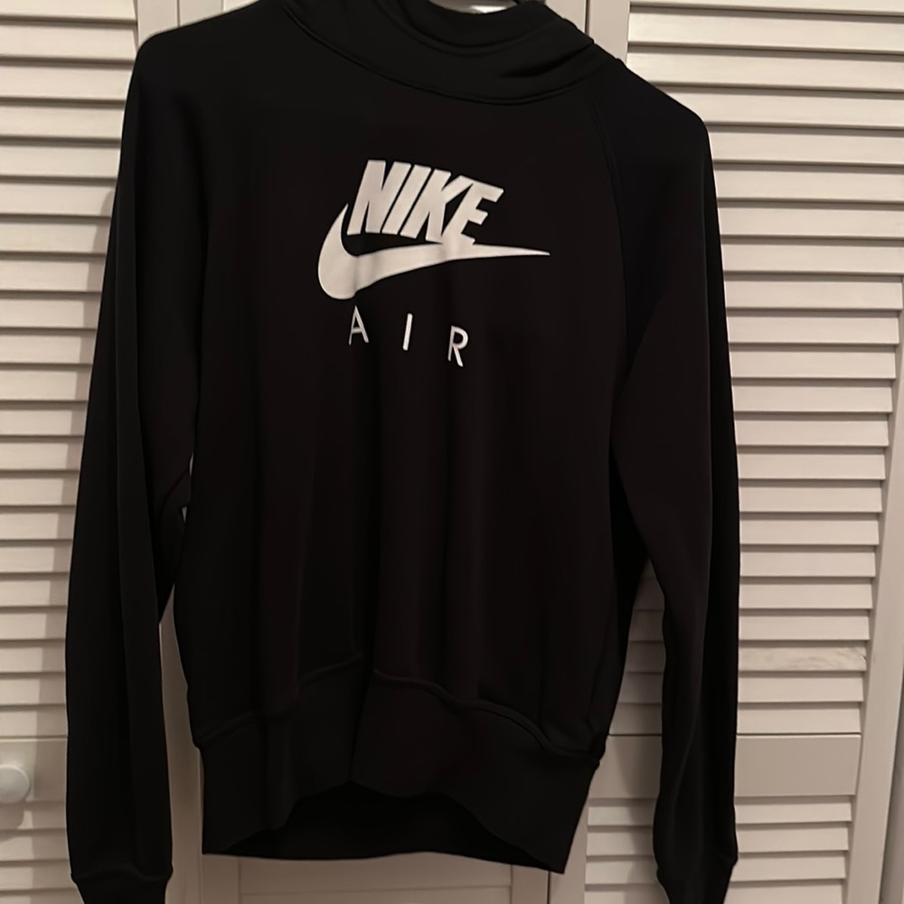 Nike Black Sweatshirt with White Nike Air Logo